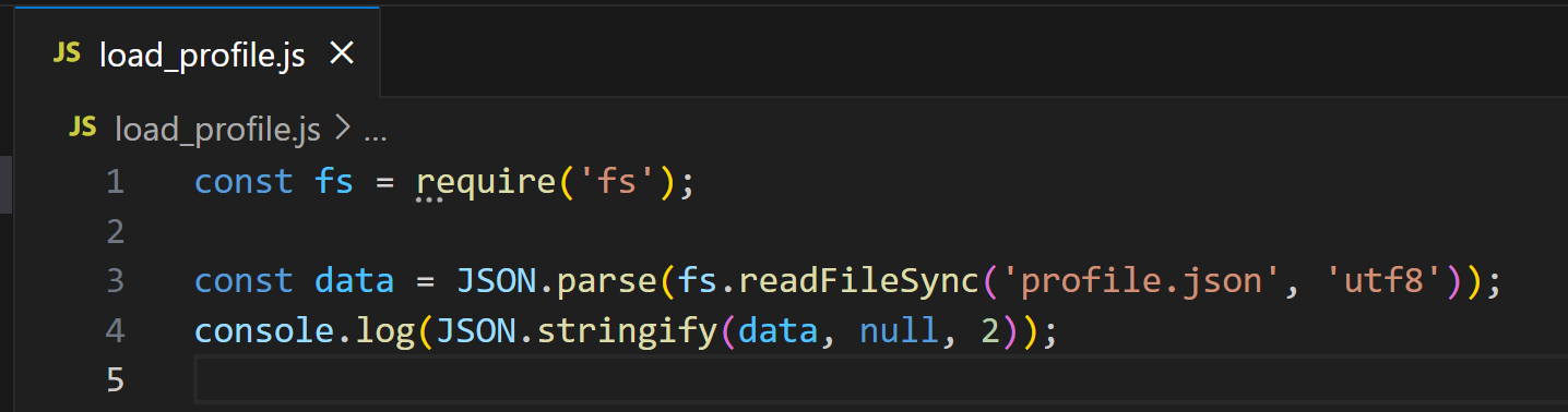 load_profile.js in VS Code