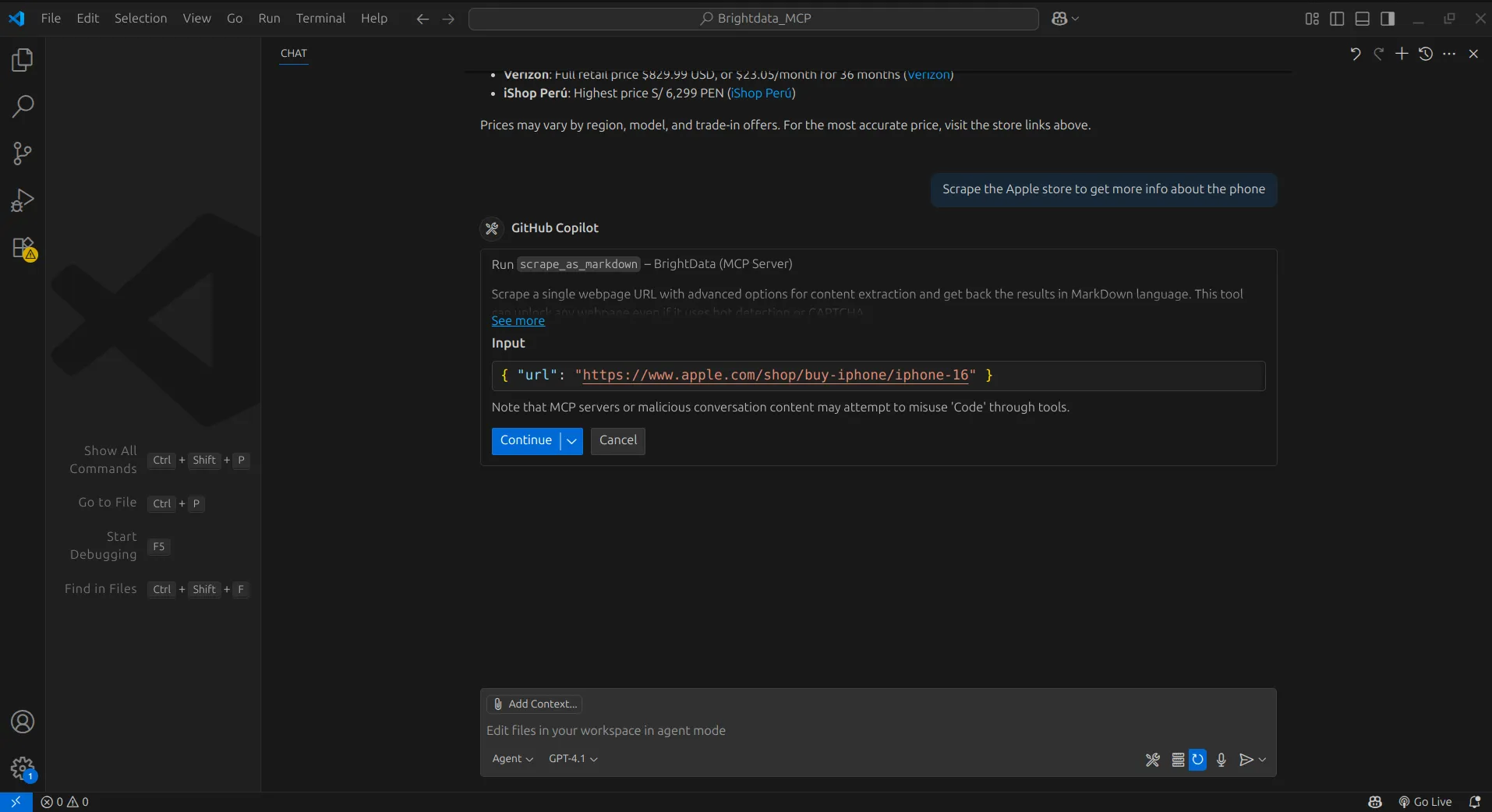 scrape as markdown tool