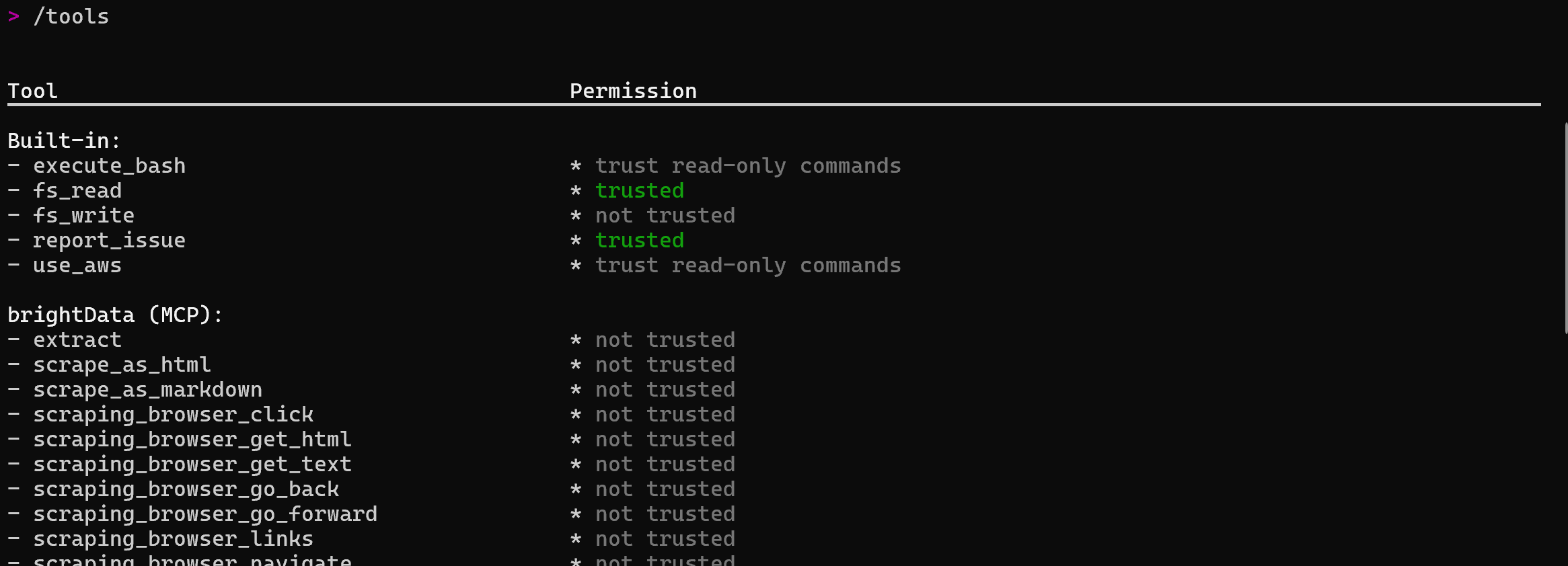 Note all Web MCP tools