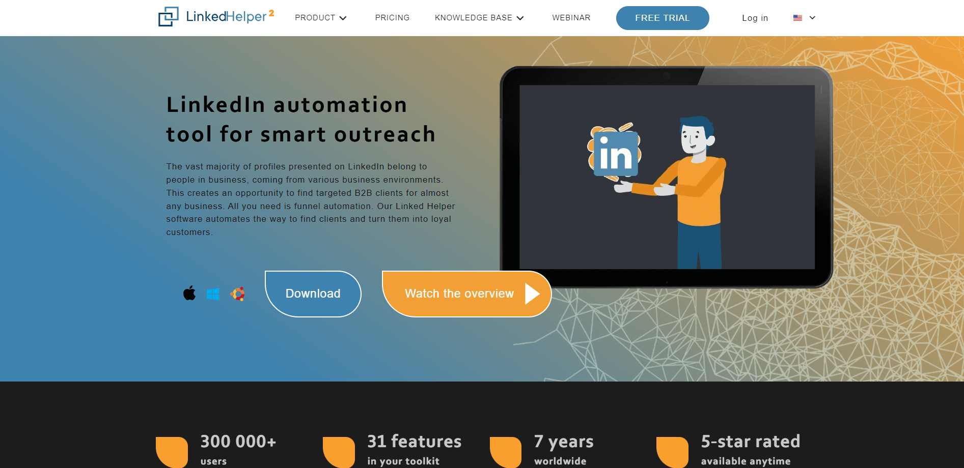 Linked Helper LinkedIn scraper