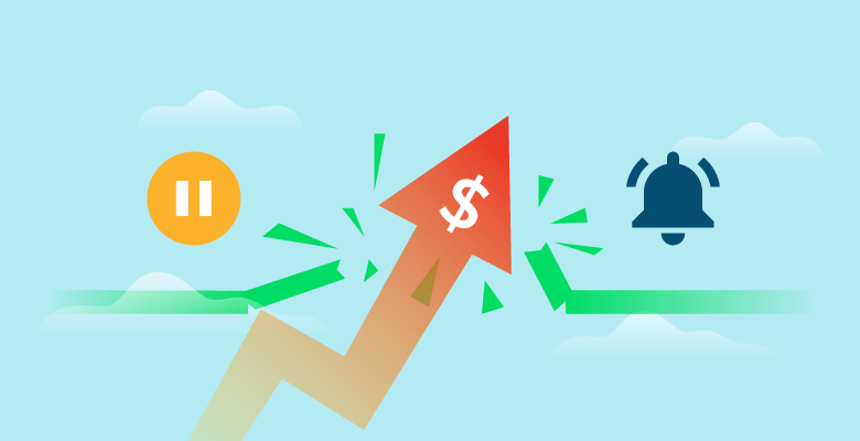 Rising proxy budget alert graphic - Stay within your proxy budget cut-off feature