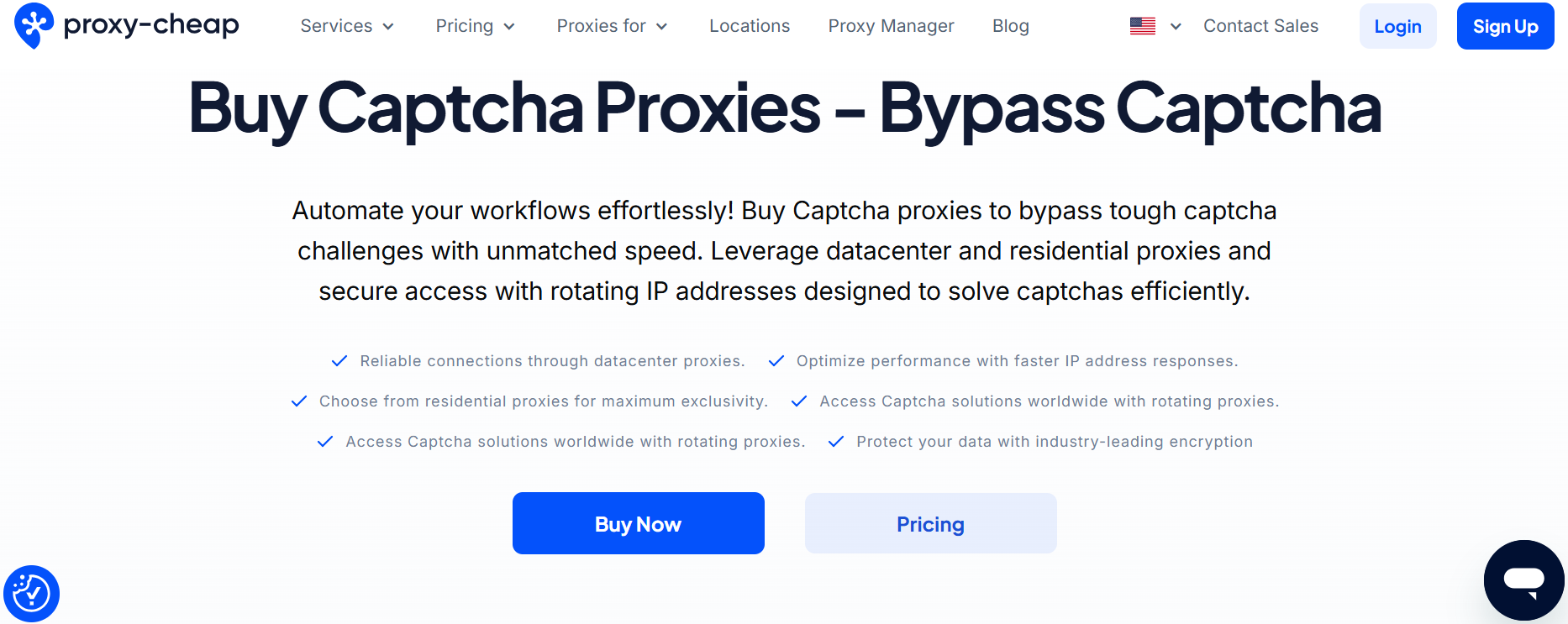 Proxy-Cheap CAPTCHA proxies
