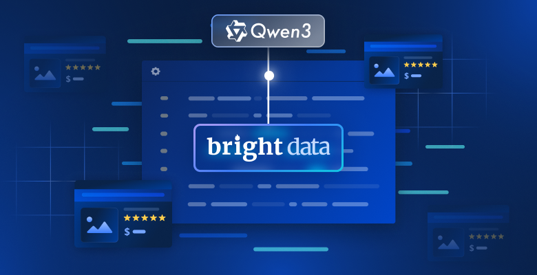Real-Time Web Scraping with Qwen3 and Bright Data